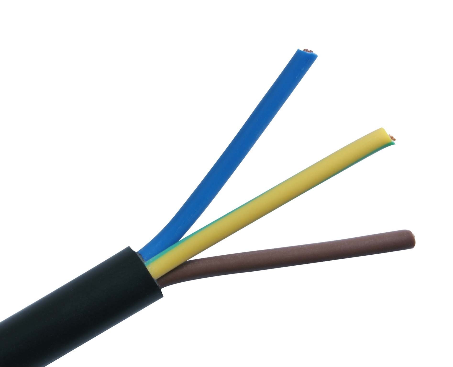 kabel voor sensoren en actuatoren, PUR, halogeenvrij, zwart 3 aders