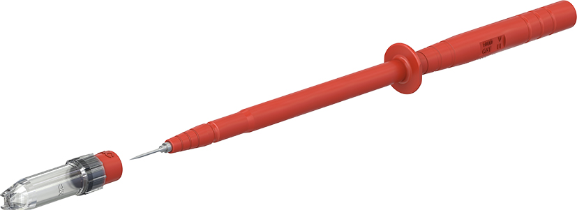 4 mm veiligheidssonde rood - SPP4-S/F rood