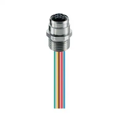 M12 Standaard Sensor-/Actuator Receptacle Connector