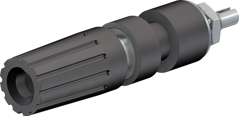 4 mm bevestigingspen zwart - PK4-T zwart