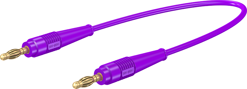 4 mm verbindingskabel 75 cm violet - LK410L-41/A violet