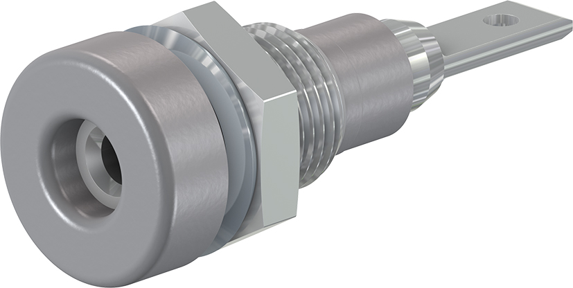 2 mm socket grijs - LB-I2R grijs - zeskantmoer