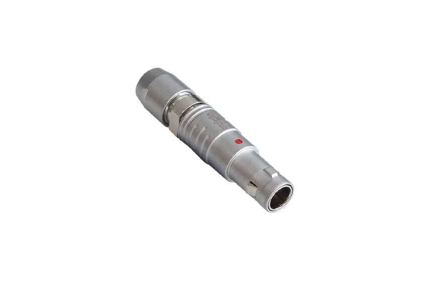 2 Contacts Straight Plug 00 Series Push Pull Connector