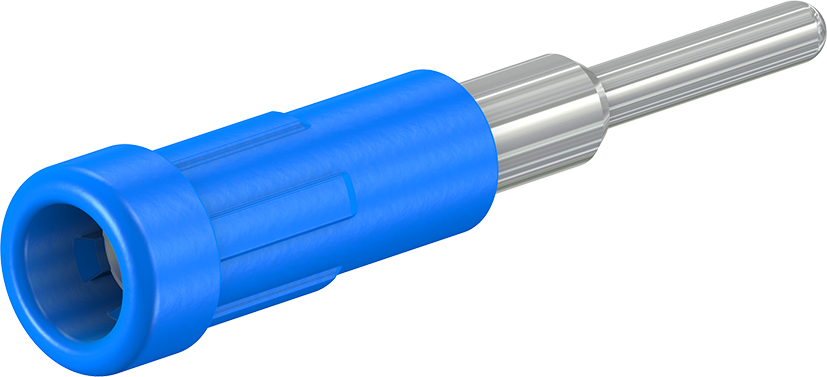 2 mm geïsoleerde stijve contactdoos blauw - EPB-2N/S blauw