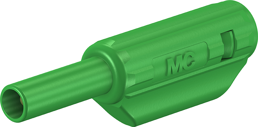 2 mm stapelbare plug groen - SL205-K groen