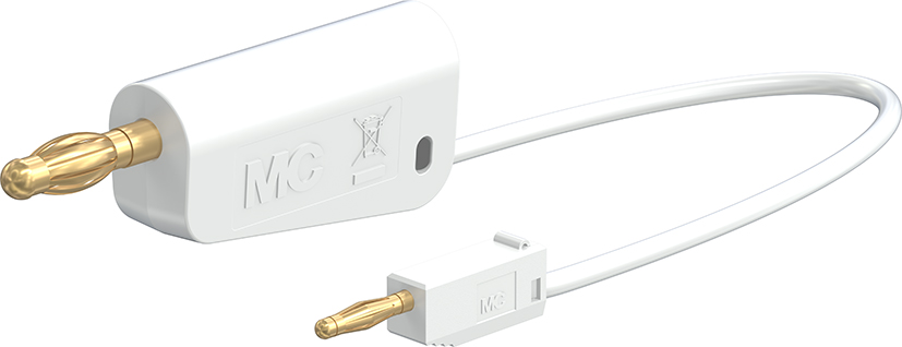 Adapterkabel 30 cm wit - LK-4A2A-F05 wit