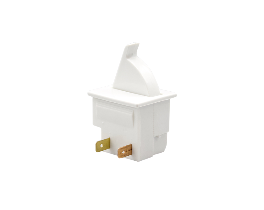 3101 Series S.P On-Off (Momentary Closed) 4.8 x 0.8 QC Tab Termination 23mm Actuator Polar White Gloss