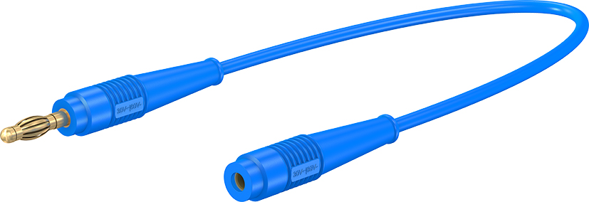 Adapterkabel 25 cm blauw - AK410-L/B-41/A blauw