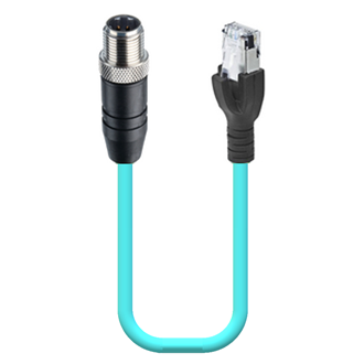 Fast Ethernet Cat5e, kabelset met dubbele uiteinden
