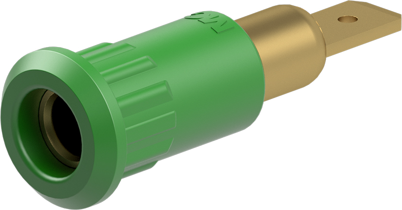 4mm fitting groen - EB4-IF/A groen