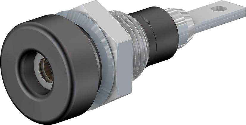 2 mm zwarte fitting - LB-IF2R zwart