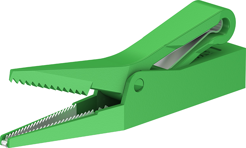 4 mm testclip groen - APK-4 groen