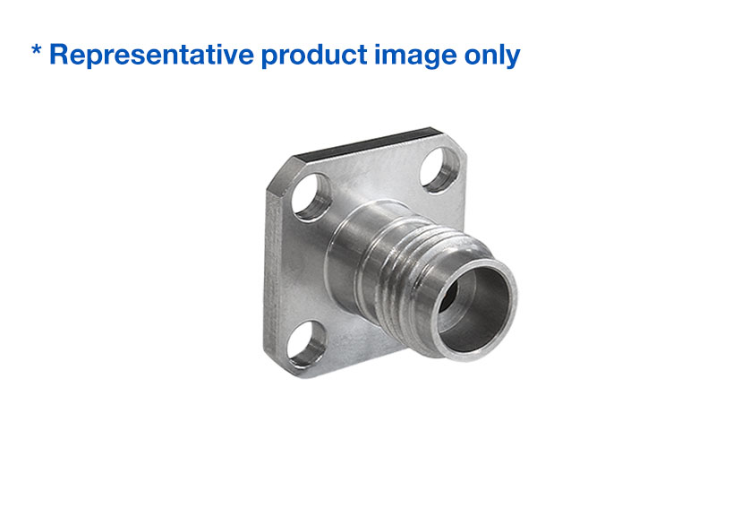 2.92mm Jack Straight 4 Hole Flange RF Connector