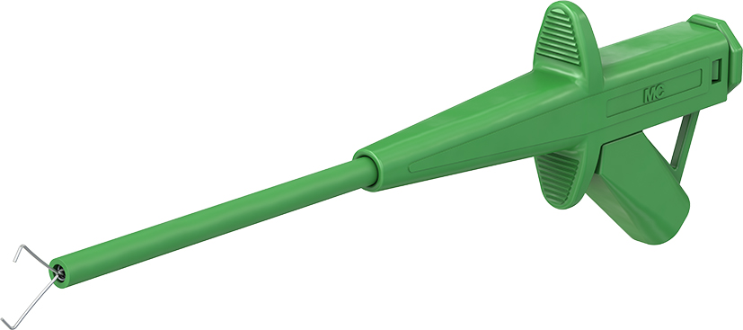 4 mm veiligheidstestclip groen - SKPS-4 groen