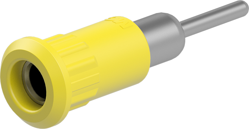 4mm geel socket - EB4-IR/N geel