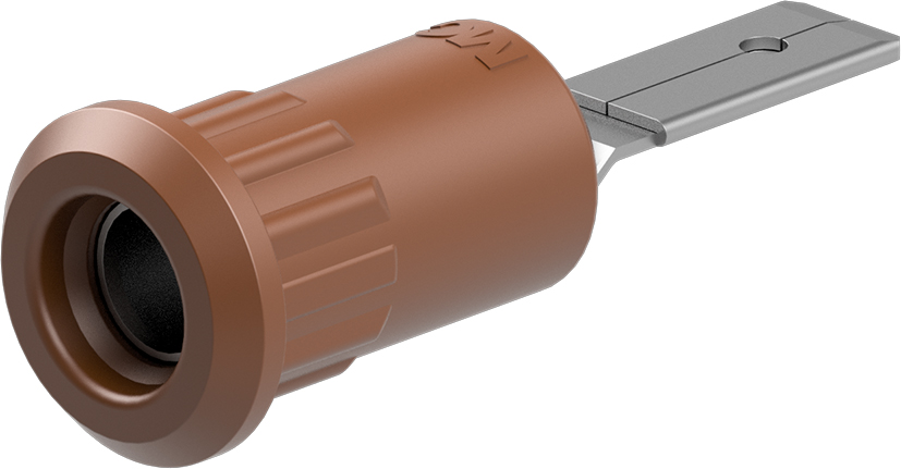4mm contact bruin - EB4-IFA/N bruin