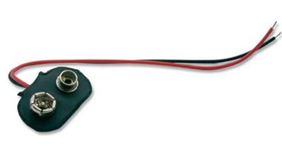 Batterij Snap lock clip 9 Volt, T type met kabel