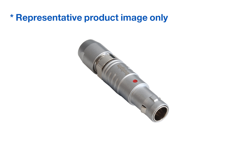 3 Contacts Straight Plug 00 Series Push Pull Connector