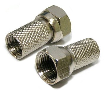 F-stekker twist op coax 12