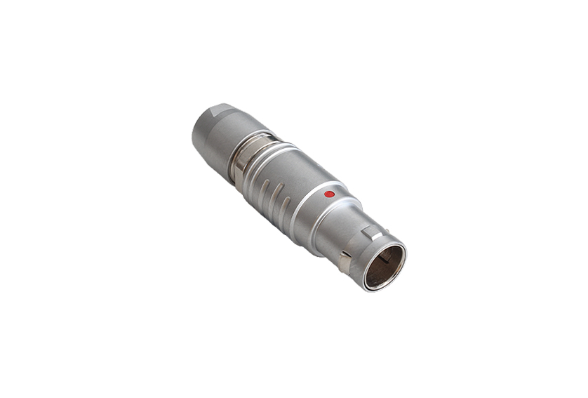 16 Contacts Straight Plug 1X Series Push Pull Connector