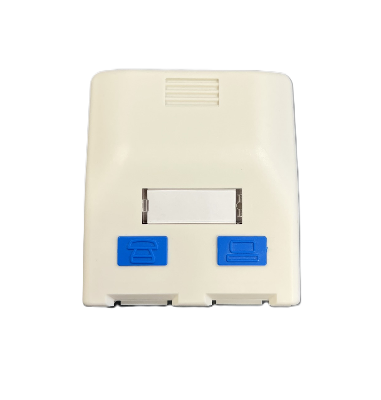 lage data Wandcontactdoos voor 2 Keystone /RJ45/ RJ12/ RJ11