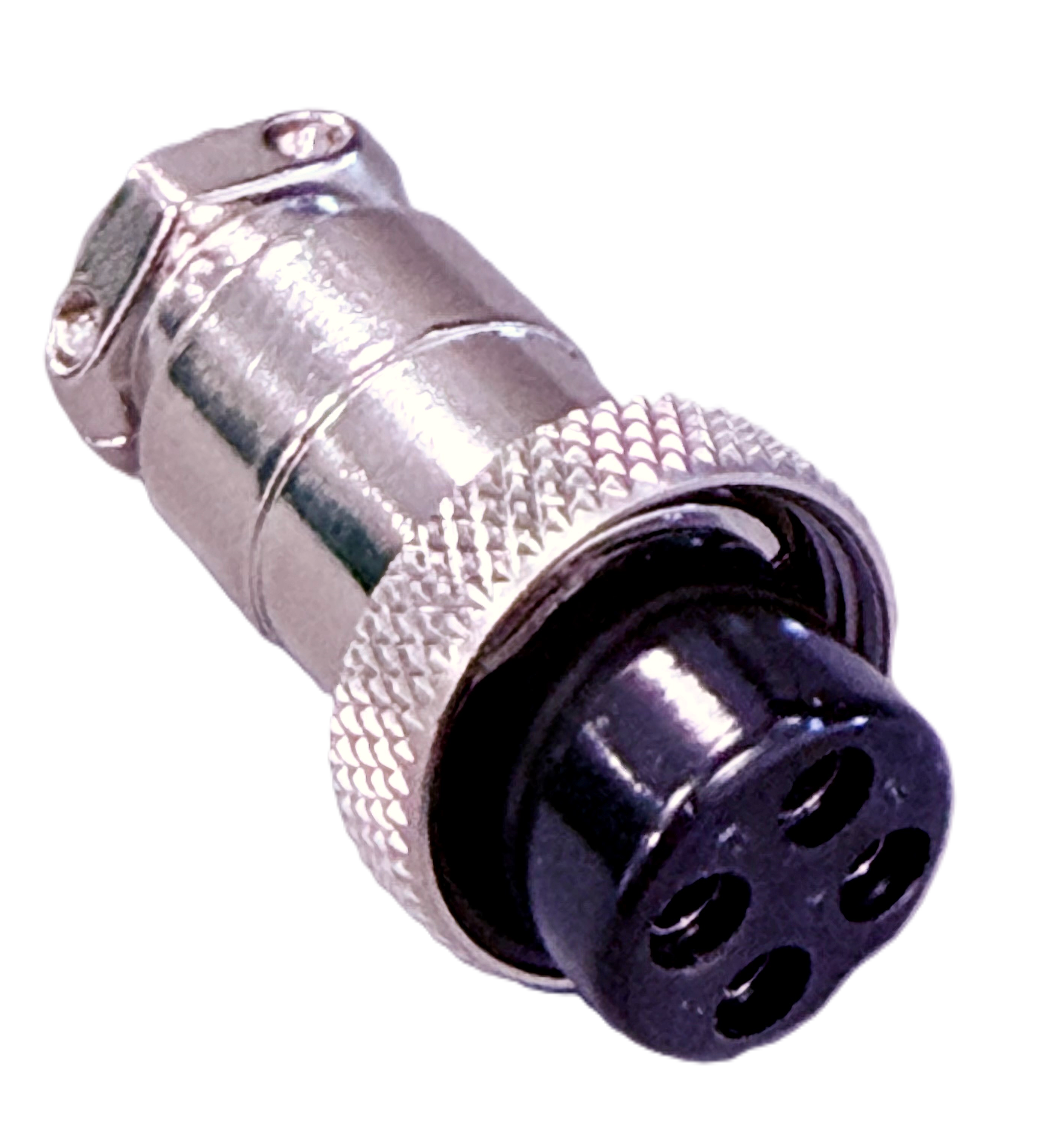 4 Pol Mic Plug Soldeeraansluiting