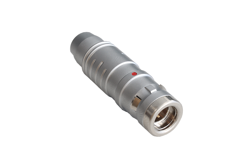 2 Contacts Straight Plug 1Y Series Push Pull Connector