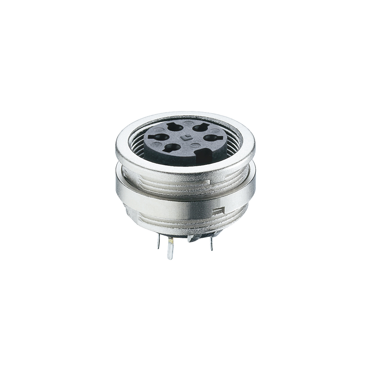 Chassis socket acc. to IEC 61076-2-106