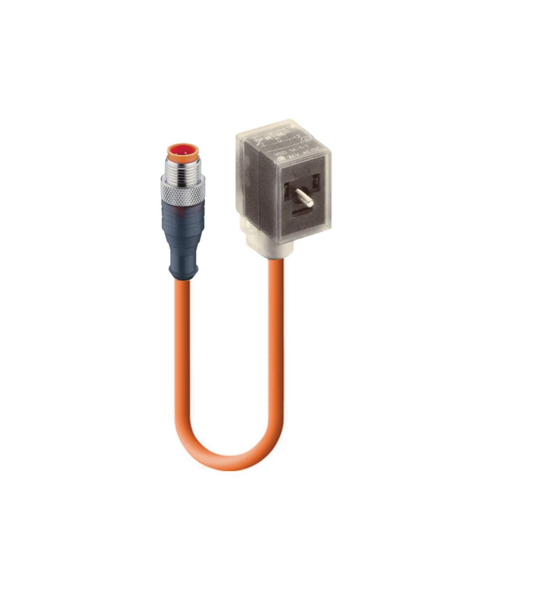 DIN EN 175301-803-B, Cordset, double ended