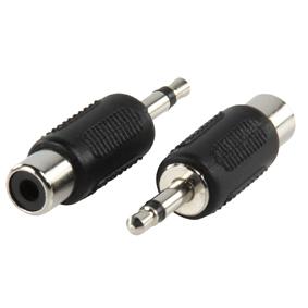 RCA-adapter vrouwelijk - 3,5 mannelijk mono