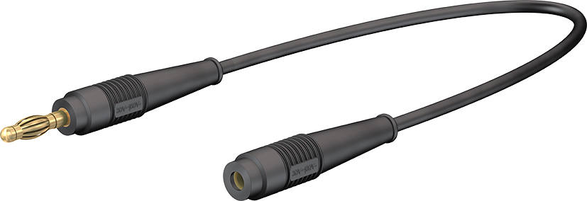 Adapterkabel 25 cm zwart - AK410-L/B-41/A zwart