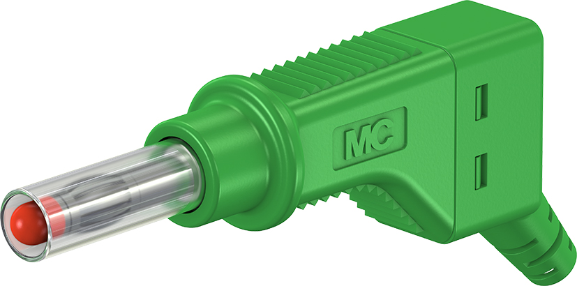 4 mm stapelbare stekker groen - XZGL-425 groen