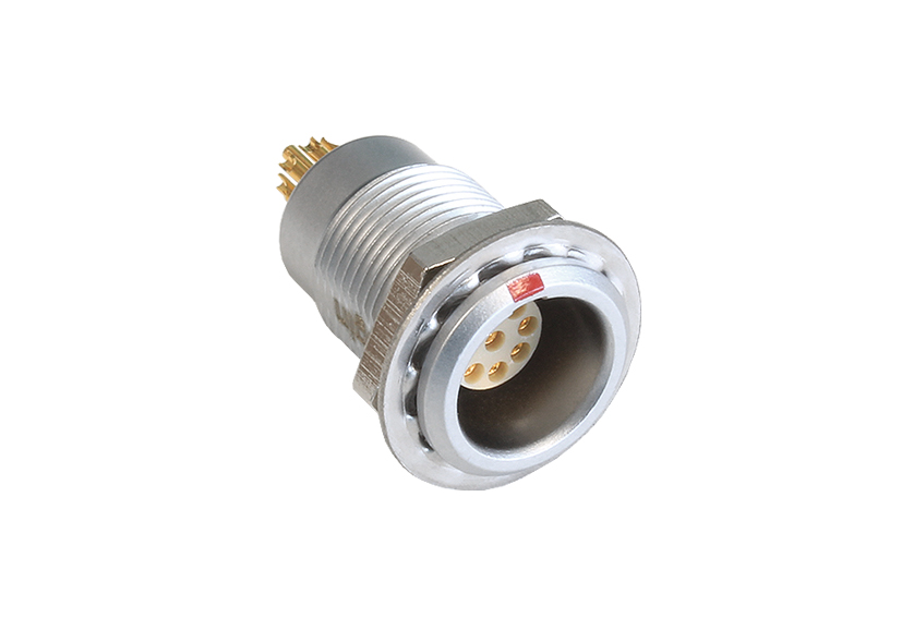 9 Contacts Fixed Socket 0X Series Push Pull Connector