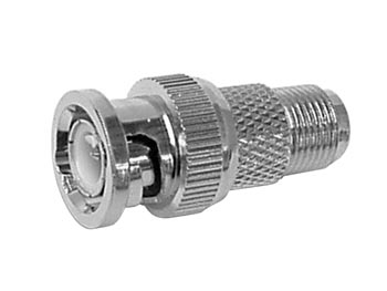 BNC-adapter Mannelijk - F Vrouwelijk
