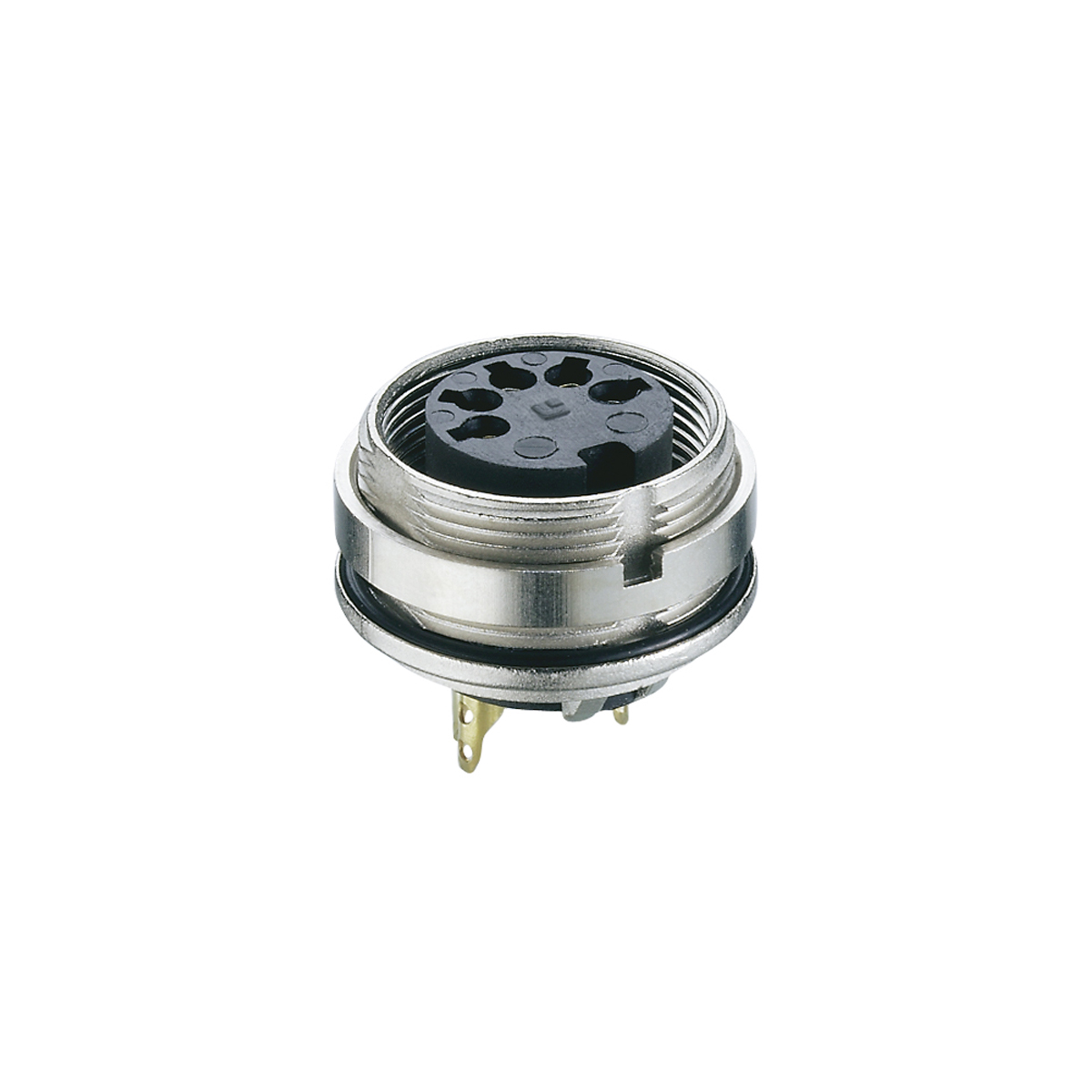 Chassis socket acc. to IEC 61076-2-106
