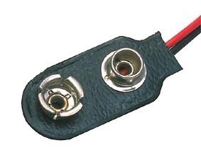 Batterij Snap lock clip 9 Volt, ik typ met kabel