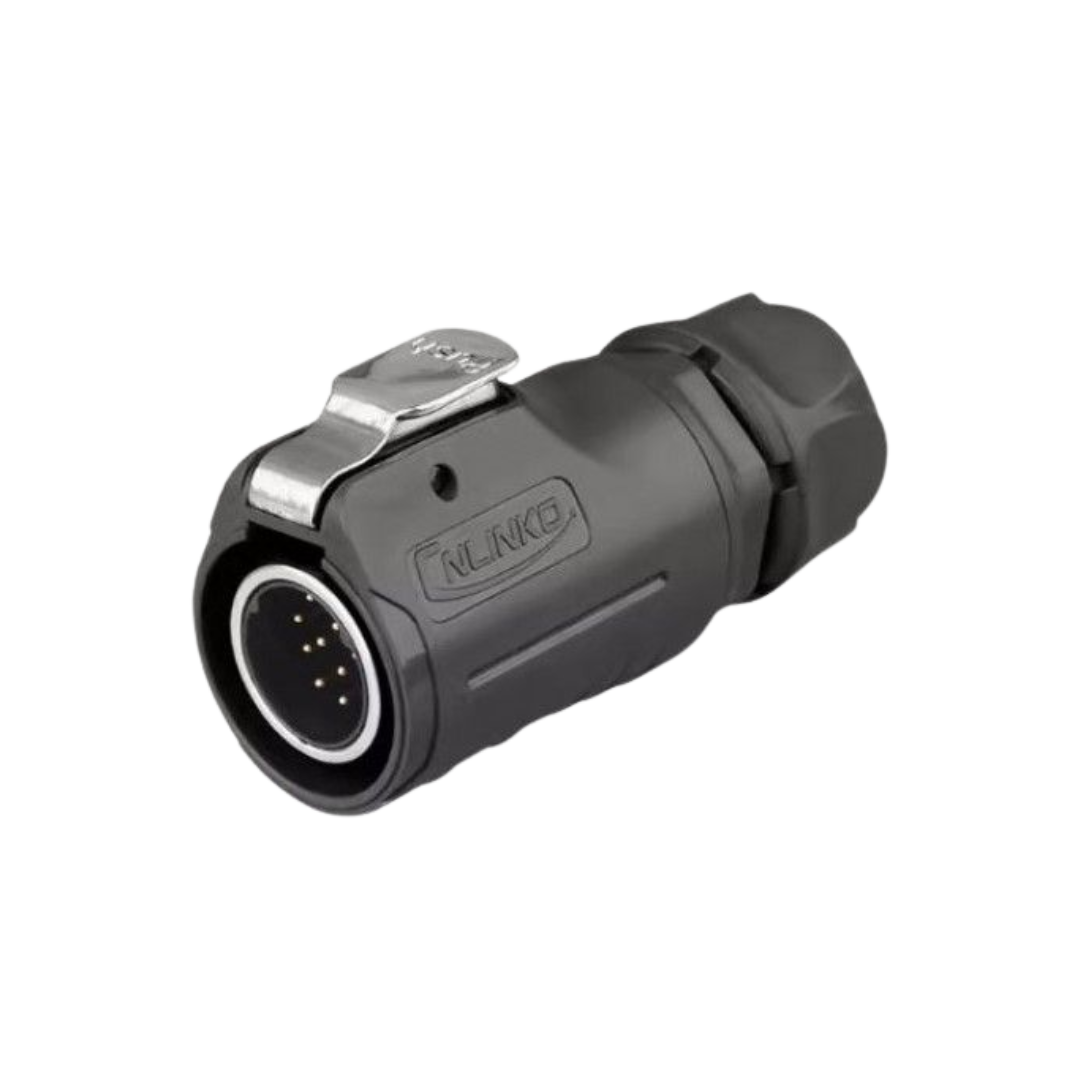 LP20 9-polige mannelijke connector Snelle vergrendeling IP67/68 kunststof+metaal