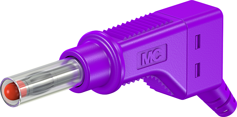 4 mm stapelbare plug violet - XZGL-425 violet