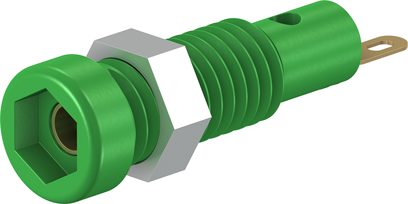 2 mm socket groen - LB2-IF groen