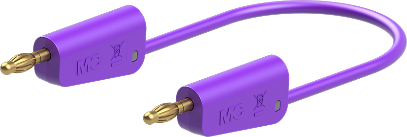 4 mm testkabel 100 cm violet - LK-4A-F10 violet