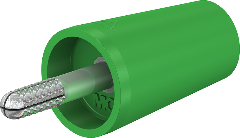 4 mm adapter groen - A-SLK4-N groen