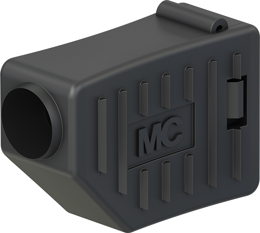 4 mm isolator zwart - KT4-B zwart