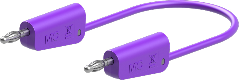 4 mm testkabel 100 cm violet - LK-4N-F10 violet