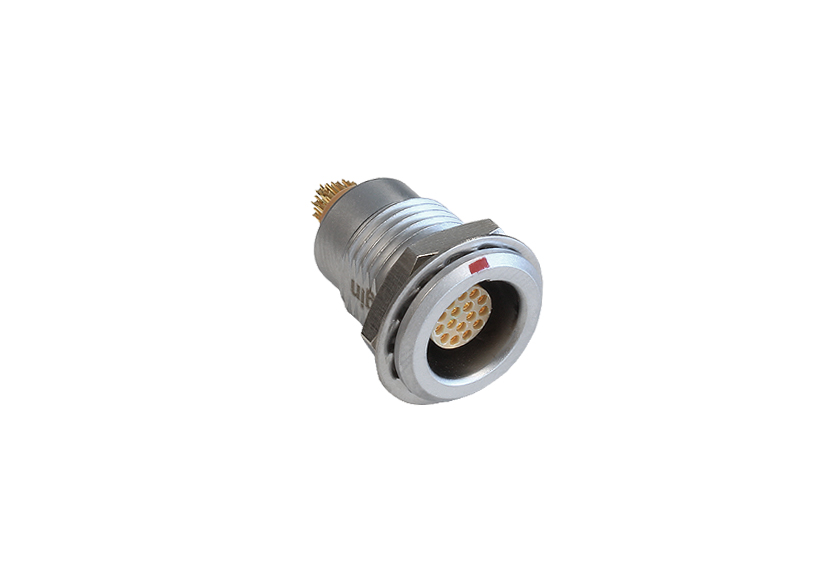 16 Contacts Fixed Socket 1X Series Push Pull Connector