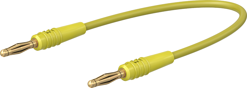 2 mm verbindingsdraad 7,5 cm geel - LK205-L geel