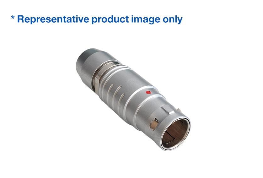 22 Contacts Straight Plug 3X Series Push Pull Connector