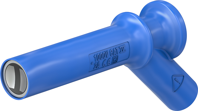 Magnetische adapter met stijve 4 mm fitting, blauw - XMA-11 blauw