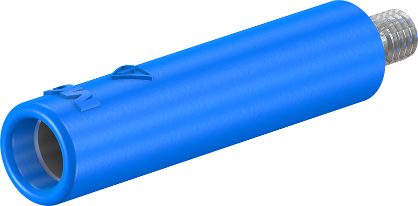 4 mm blauwe sok - B4-E-M3-I blauw