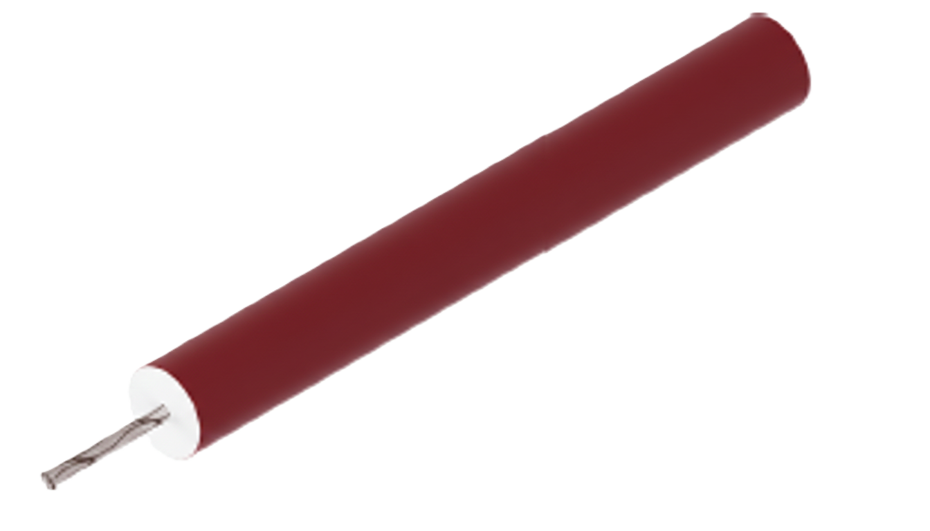 TPE hoogspanningsdraden PLAST-HV 0,5 SN rood (100 meter)