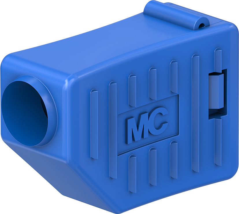 4 mm isolator blauw - KT4-B blauw